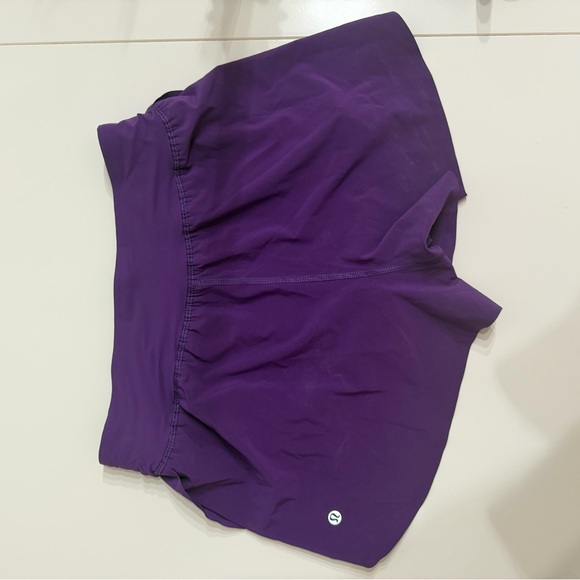 lululemon fast and free split short collegiate purple - Picture 3 of 3